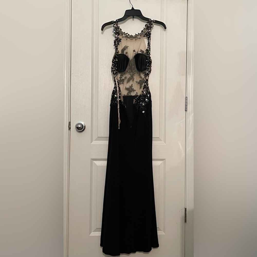 Dancing Queen Bejeweled Prom Dress